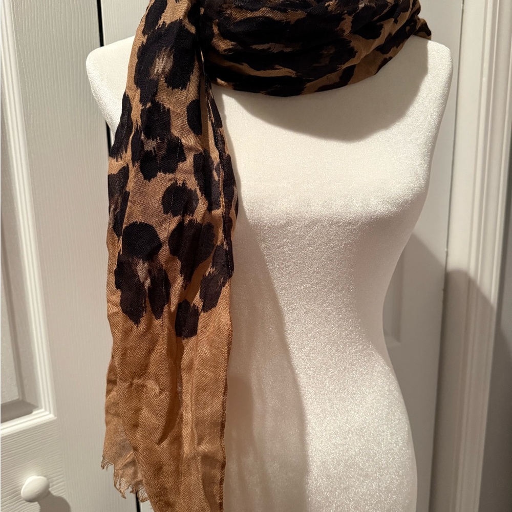 Leopard Print Scarf